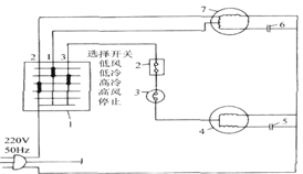 单冷型窗式高低温试验箱电路分