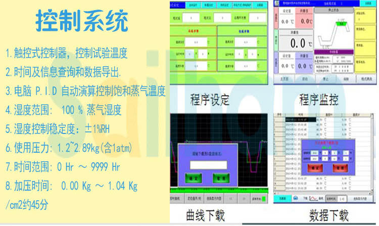 烤漆pct高压加速老化试验箱控制系统介绍