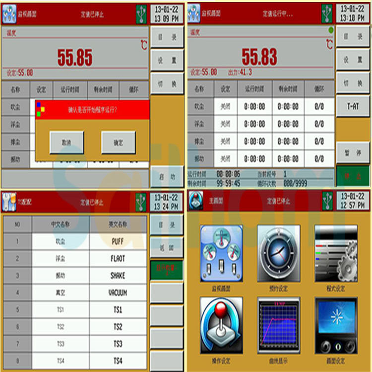正航最新款耐沙尘试验箱操作系统详细页面介绍